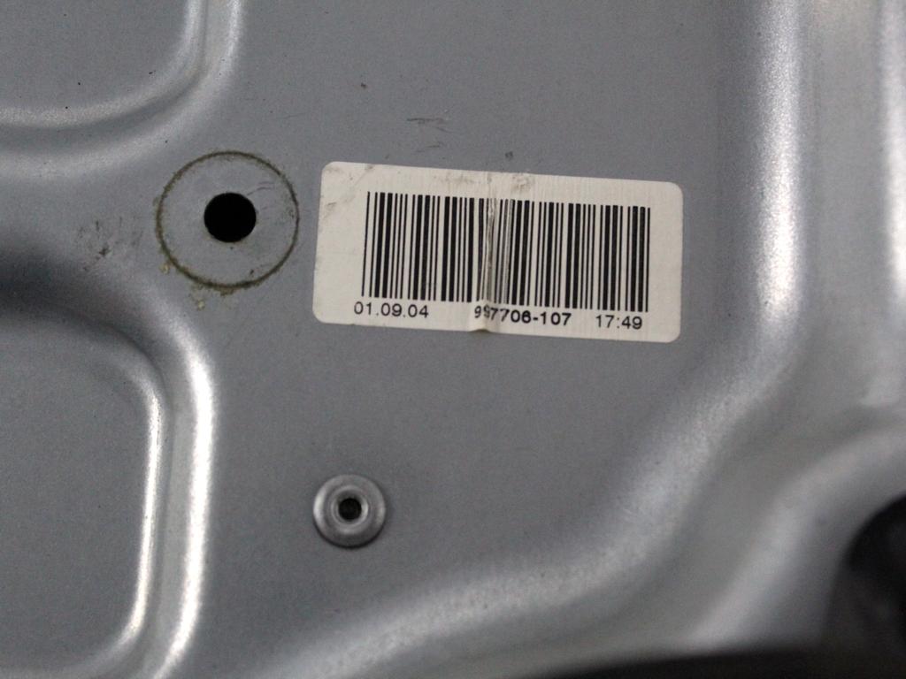 MEHANIZEM DVIGA ZADNJIH STEKEL  OEM N. 17906 SISTEMA ALZACRISTALLO PORTA POSTERIORE ELETT ORIGINAL REZERVNI DEL VOLVO V50 545 (2004 - 05/2007) DIESEL LETNIK 2004