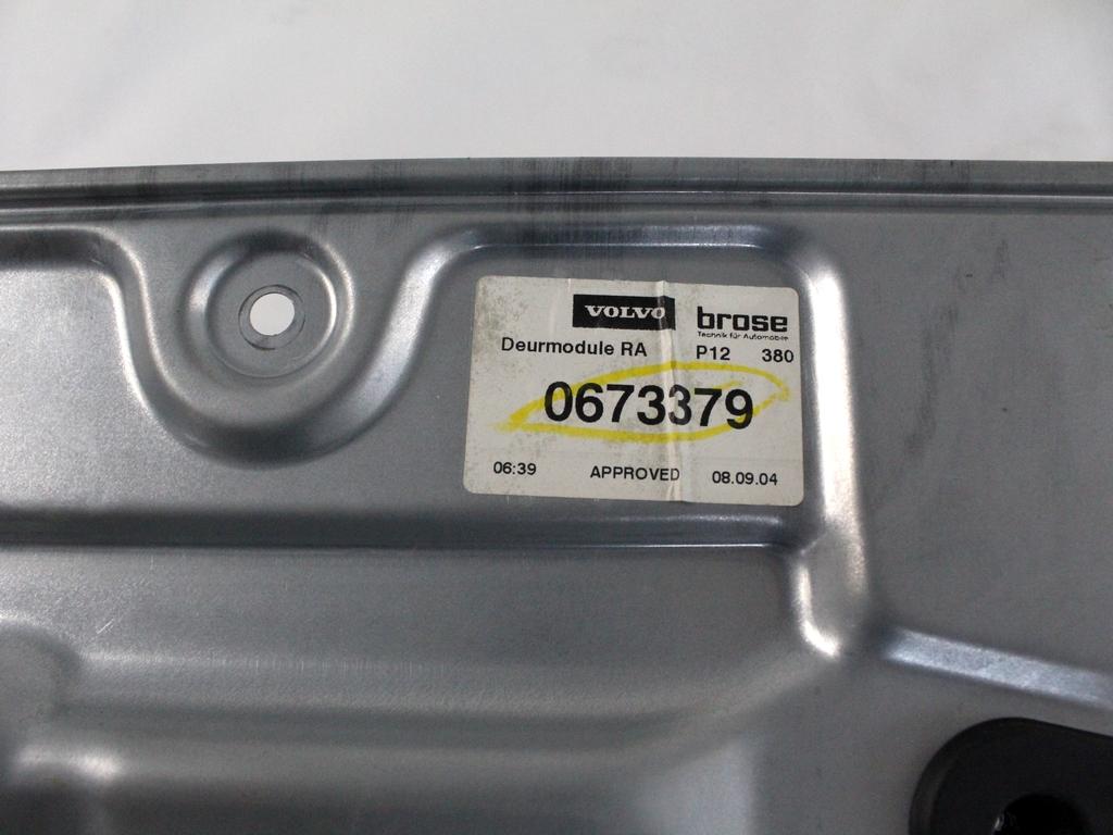 MEHANIZEM DVIGA ZADNJIH STEKEL  OEM N. 17906 SISTEMA ALZACRISTALLO PORTA POSTERIORE ELETT ORIGINAL REZERVNI DEL VOLVO V50 545 (2004 - 05/2007) DIESEL LETNIK 2004