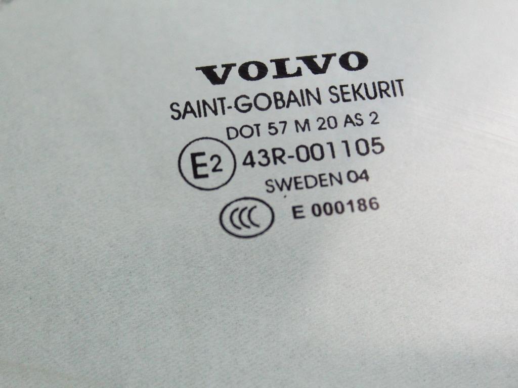 STEKLO ZADNJIH DESNIH VRAT OEM N. 30674295 ORIGINAL REZERVNI DEL VOLVO V50 545 (2004 - 05/2007) DIESEL LETNIK 2004