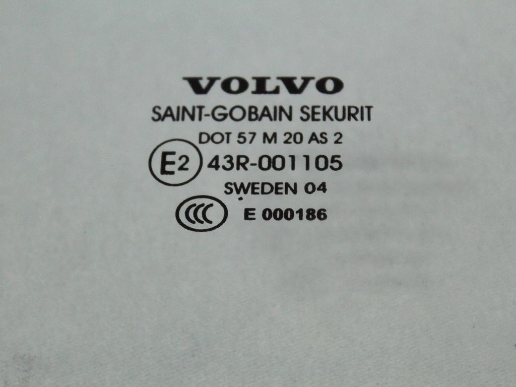 STEKLO SPREDNJIH DESNIH VRAT OEM N. 30762390 ORIGINAL REZERVNI DEL VOLVO V50 545 (2004 - 05/2007) DIESEL LETNIK 2004