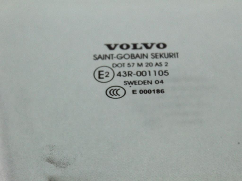 STEKLO SPREDNJIH DESNIH VRAT OEM N. 30762390 ORIGINAL REZERVNI DEL VOLVO V50 545 (2004 - 05/2007) DIESEL LETNIK 2004