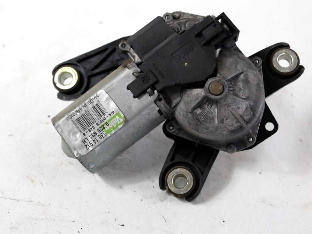 MOTORCEK ZADNJEGA BRISALCA OEM N. 9225634 ORIGINAL REZERVNI DEL OPEL COMBO C (2001 - 2011) BENZINA/METANO LETNIK 2009