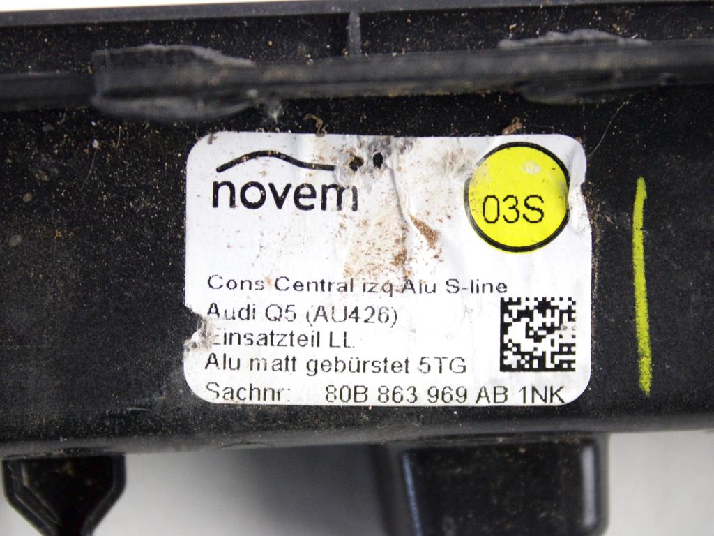 NOTRANJE OKRASNE LETVE  OEM N. 80B863969AB ORIGINAL REZERVNI DEL AUDI Q5 80A R (DAL 2021)IBRIDO (ELETRICO-BENZINA) LETNIK 2022