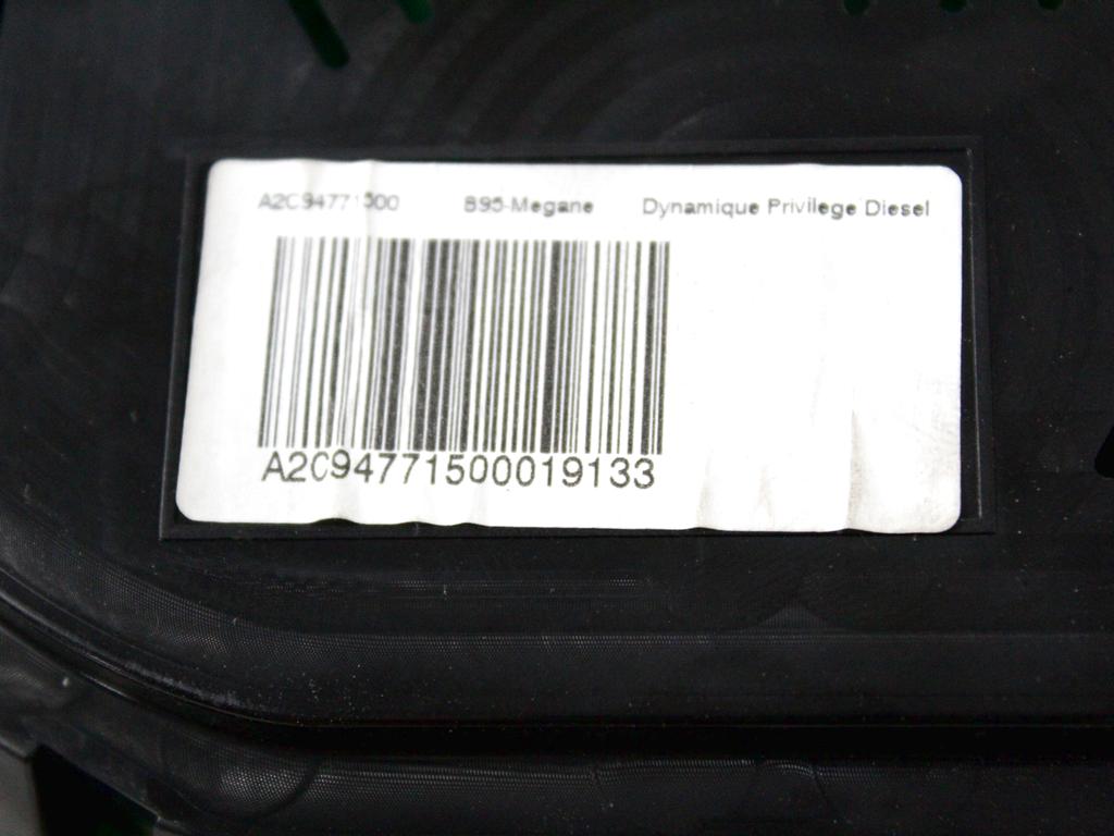 KILOMETER STEVEC OEM N. 248103468R ORIGINAL REZERVNI DEL RENAULT MEGANE MK3 BZ0/1 B3 DZ0/1 KZ0/1 BER/SPORTOUR/ESTATE (2009 - 2015) DIESEL LETNIK 2014