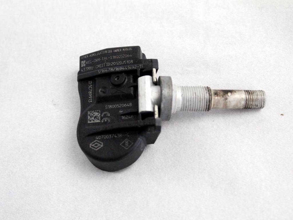 DRUGI SENZORJI OEM N. 407003743R ORIGINAL REZERVNI DEL RENAULT MEGANE MK3 BZ0/1 B3 DZ0/1 KZ0/1 BER/SPORTOUR/ESTATE (2009 - 2015) DIESEL LETNIK 2014