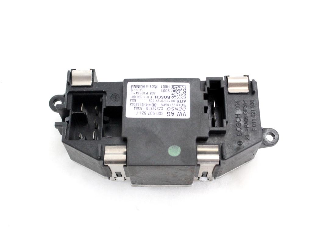 REGULATOR PREZRACEVANJA OEM N. 3C0907521F ORIGINAL REZERVNI DEL VOLKSWAGEN TOURAN 1T3 MK1 R2 (2010 - 2015) DIESEL LETNIK 2015