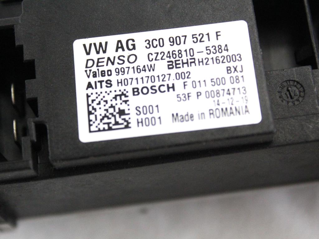 REGULATOR PREZRACEVANJA OEM N. 3C0907521F ORIGINAL REZERVNI DEL VOLKSWAGEN TOURAN 1T3 MK1 R2 (2010 - 2015) DIESEL LETNIK 2015