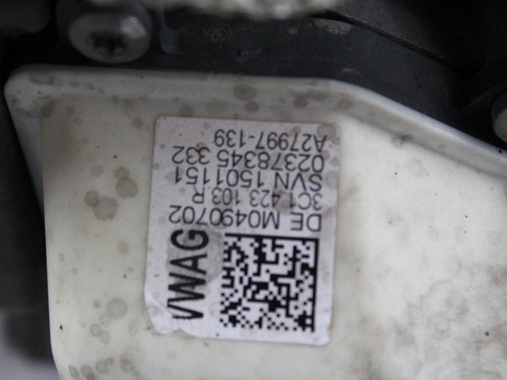 KRMILJENJE OEM N. 1T1423050N ORIGINAL REZERVNI DEL VOLKSWAGEN TOURAN 1T3 MK1 R2 (2010 - 2015) DIESEL LETNIK 2015