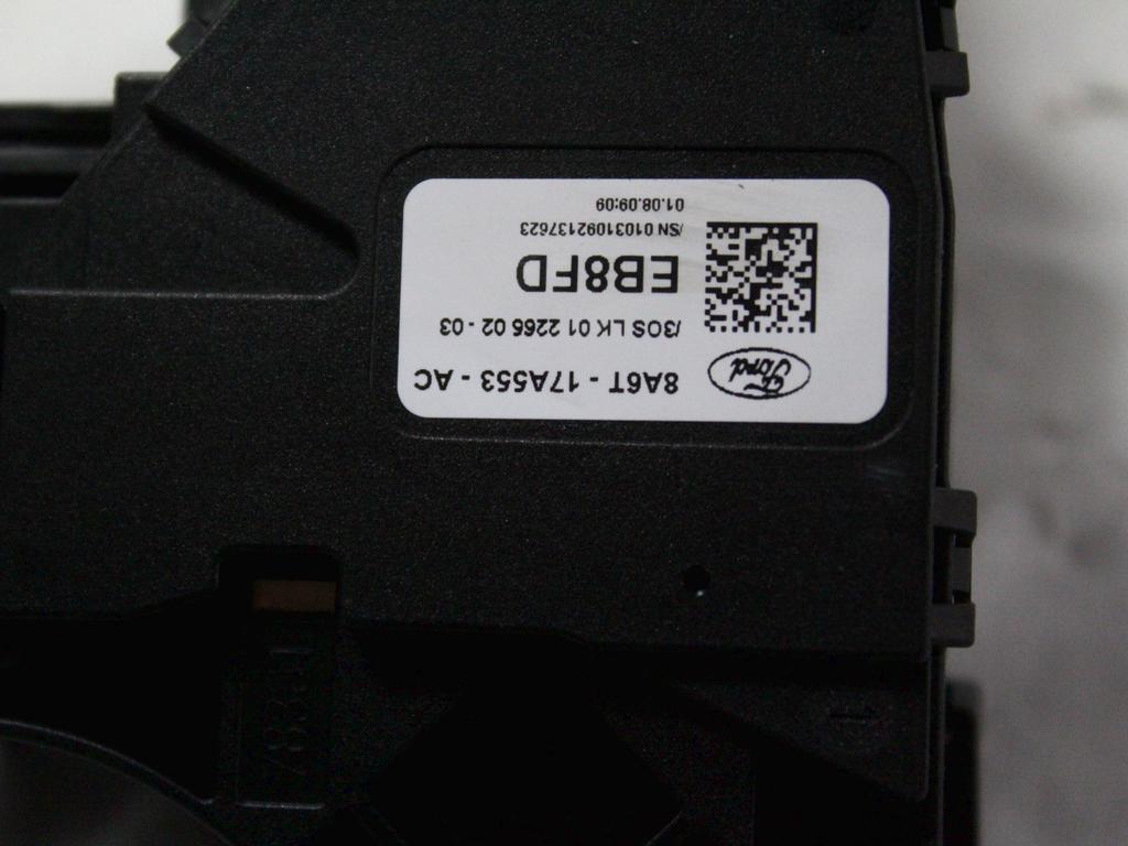 OBVOLANSKO STIKALO OEM N. 8A6T-17A553-AC ORIGINAL REZERVNI DEL FORD FIESTA CB1 CNN MK6 (09/2008 - 11/2012) BENZINA/GPL LETNIK 2009