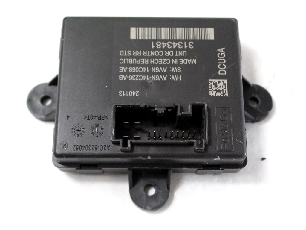 RACUNALNIK VRAT IN STEKEL OEM N. 31343481 ORIGINAL REZERVNI DEL VOLVO V60 MK1 (2010 - 2018)DIESEL LETNIK 2013