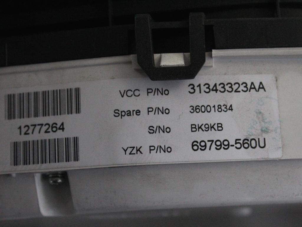 KOMPLET ODKLEPANJE IN VZIG  OEM N. 57495 KIT ACCENSIONE AVVIAMENTO ORIGINAL REZERVNI DEL VOLVO V60 MK1 (2010 - 2018)DIESEL LETNIK 2013