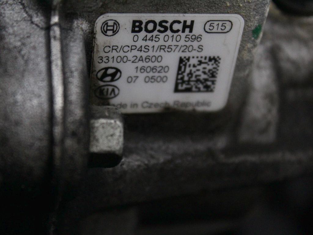 MOTOR OEM N. D4FC 32043 ORIGINAL REZERVNI DEL KIA VENGA YN (2010 - 2019)DIESEL LETNIK 2016