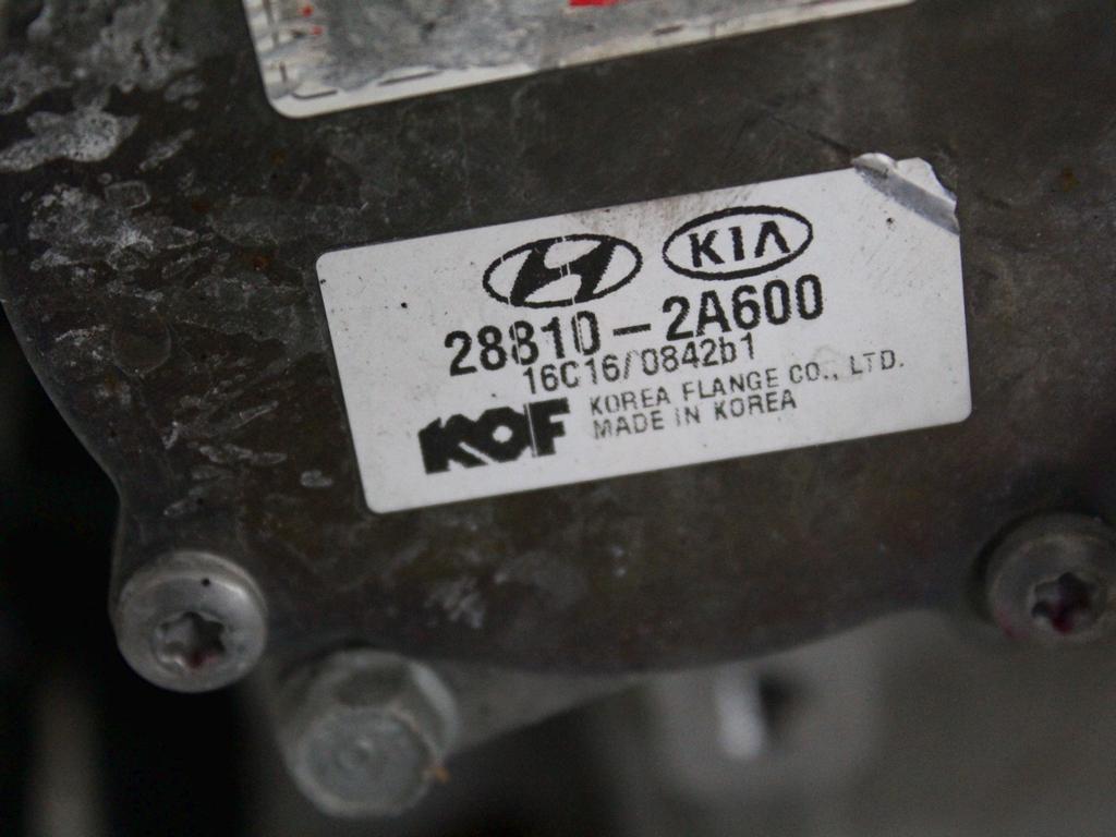 MOTOR OEM N. D4FC 32043 ORIGINAL REZERVNI DEL KIA VENGA YN (2010 - 2019)DIESEL LETNIK 2016