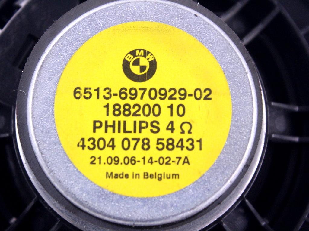 ZVOCNIKI OEM N. 6513-6970929-02 ORIGINAL REZERVNI DEL BMW SERIE 3 BER/SW/COUPE/CABRIO E90/E91/E92/E93 (2005 -2009) DIESEL LETNIK 2006