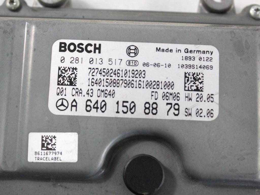 KOMPLET ODKLEPANJE IN VZIG  OEM N. 18264 KIT ACCENSIONE AVVIAMENTO ORIGINAL REZERVNI DEL MERCEDES CLASSE A W169 5P C169 3P (2004 - 04/2008) DIESEL LETNIK 2006