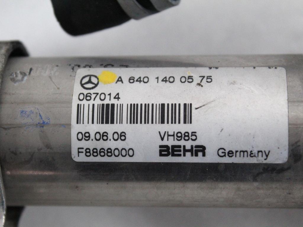 EGR VENTIL/IZMENJALNIK OEM N. A6401400575 ORIGINAL REZERVNI DEL MERCEDES CLASSE A W169 5P C169 3P (2004 - 04/2008) DIESEL LETNIK 2006