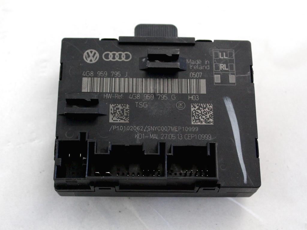 RACUNALNIK VRAT IN STEKEL OEM N. 4G8959792J ORIGINAL REZERVNI DEL AUDI A6 C7 BER/SW/ALLROAD (2011 - 2018)DIESEL LETNIK 2013