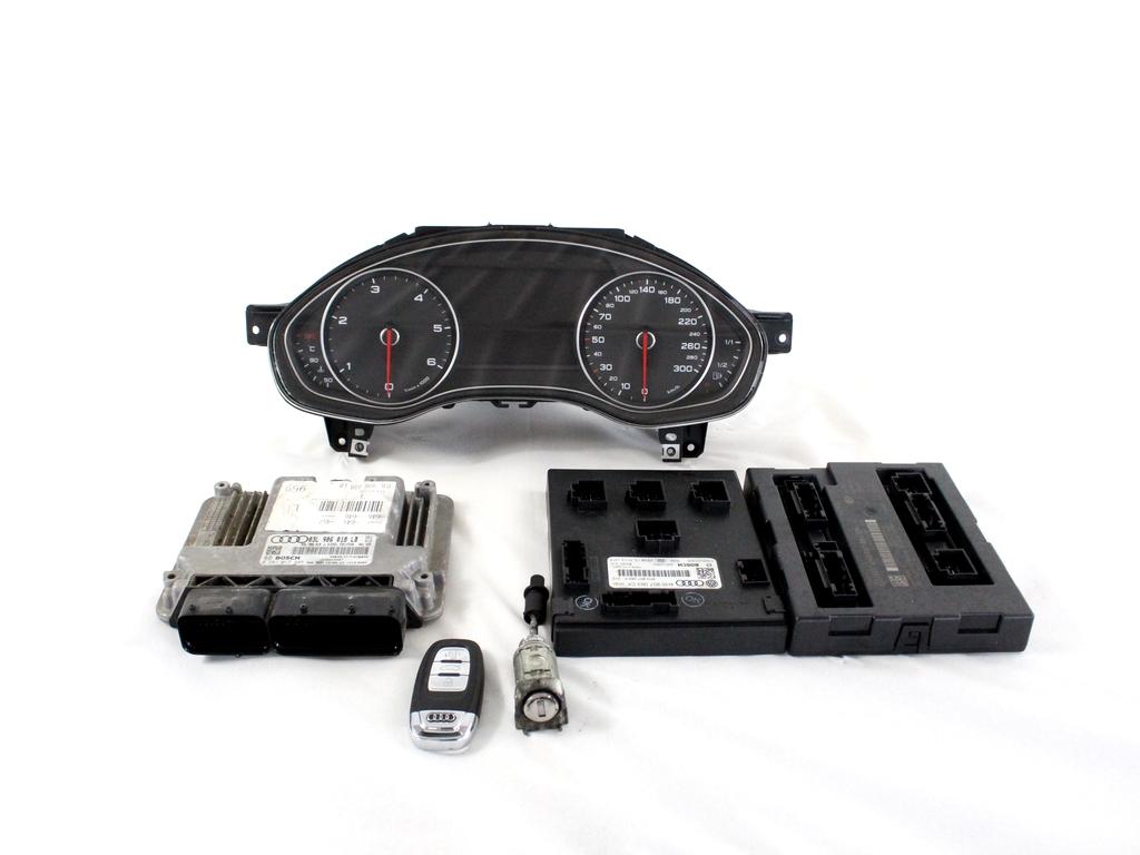 KOMPLET ODKLEPANJE IN VZIG  OEM N. 10413 KIT ACCENSIONE AVVIAMENTO ORIGINAL REZERVNI DEL AUDI A6 C7 BER/SW/ALLROAD (2011 - 2018)DIESEL LETNIK 2013