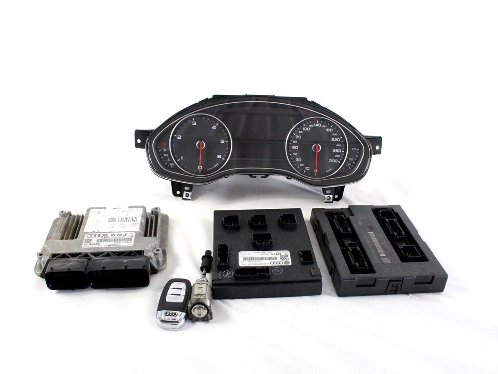 KOMPLET ODKLEPANJE IN VZIG  OEM N. 10413 KIT ACCENSIONE AVVIAMENTO ORIGINAL REZERVNI DEL AUDI A6 C7 BER/SW/ALLROAD (2011 - 2018)DIESEL LETNIK 2013