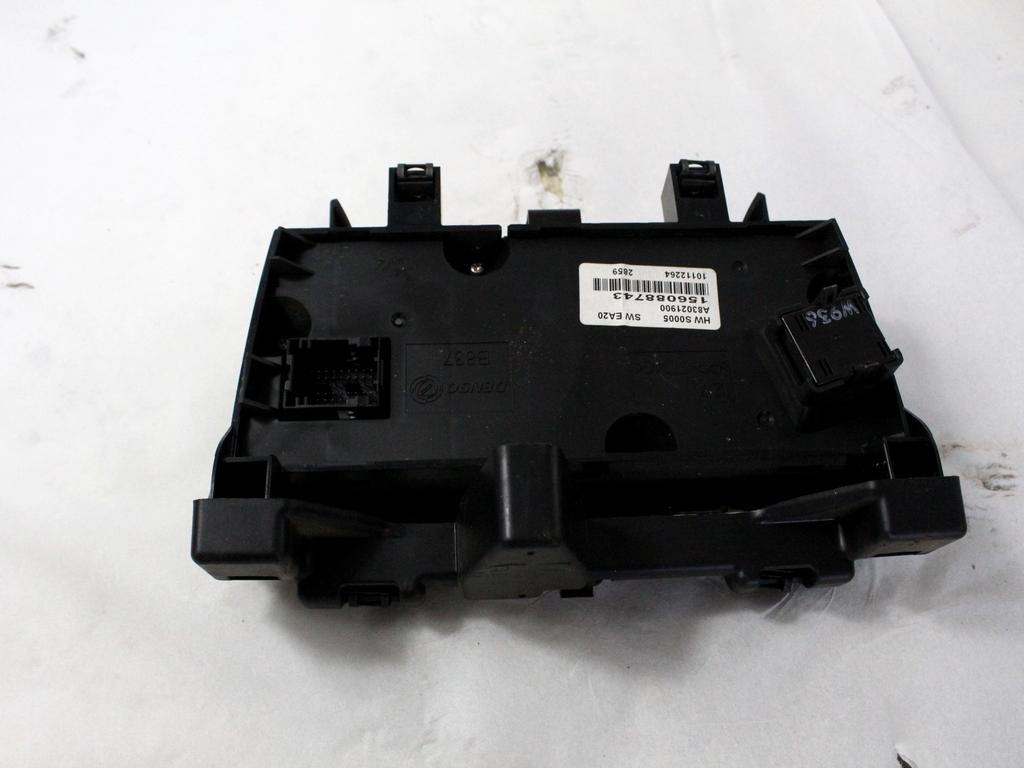 KONTROLNA ENOTA KLIMATSKE NAPRAVE / AVTOMATSKA KLIMATSKA NAPRAVA OEM N. 156088743 ORIGINAL REZERVNI DEL ALFA ROMEO MITO 955 (2008 - 2018) BENZINA/GPL LETNIK 2010