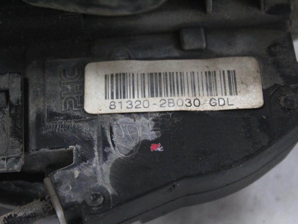 CENTRALNI ZAKLEP SPREDNJIH VRAT  OEM N. 81320-2B030 ORIGINAL REZERVNI DEL HYUNDAI SANTA FE CM MK2 (2006 - 2012)DIESEL LETNIK 2011