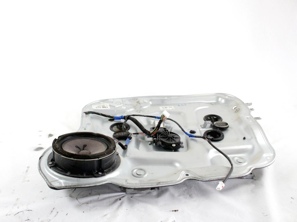 MEHANIZEM DVIGA SPREDNJIH STEKEL  OEM N. 18502 SISTEMA ALZACRISTALLO PORTA ANTERIORE ELETTR ORIGINAL REZERVNI DEL HYUNDAI SANTA FE CM MK2 (2006 - 2012)DIESEL LETNIK 2011