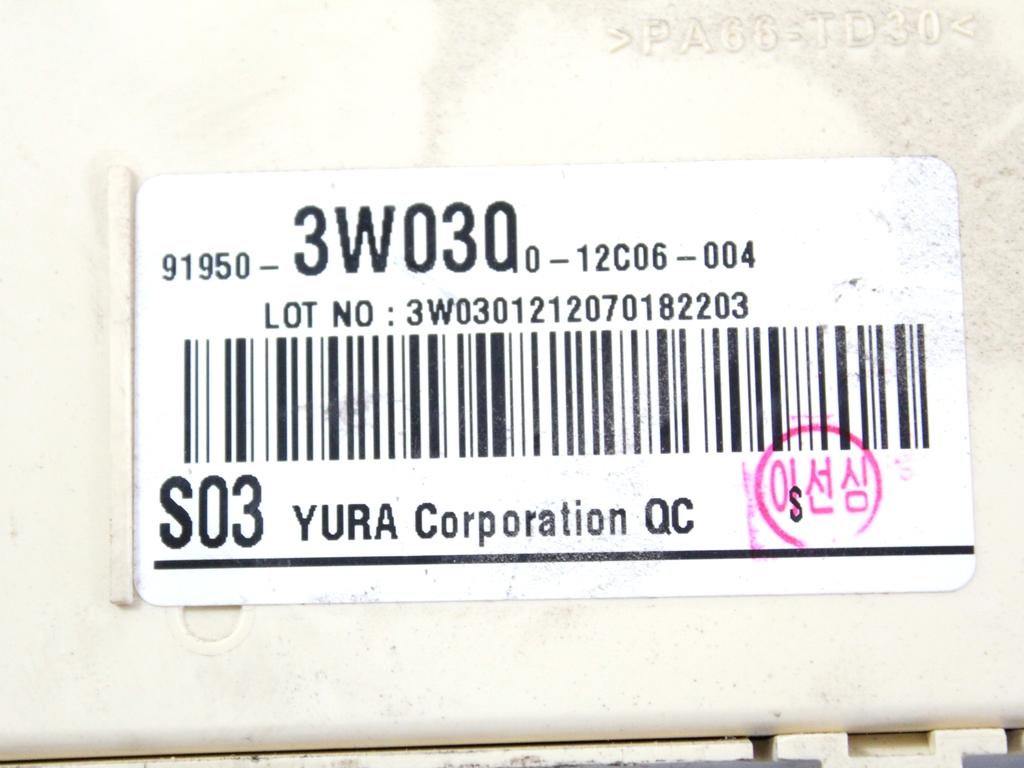 KOMPLET ODKLEPANJE IN VZIG  OEM N. 18502 KIT ACCENSIONE AVVIAMENTO ORIGINAL REZERVNI DEL KIA SPORTAGE SL MK3 (2010 - 2016)DIESEL LETNIK 2013