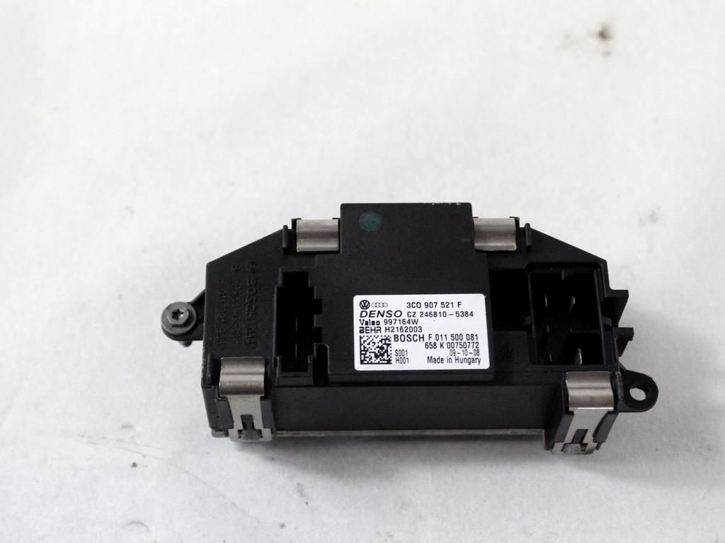 REGULATOR PREZRACEVANJA OEM N. 3C0907521F ORIGINAL REZERVNI DEL VOLKSWAGEN TIGUAN 5N MK1 (2007 - 2011)DIESEL LETNIK 2009