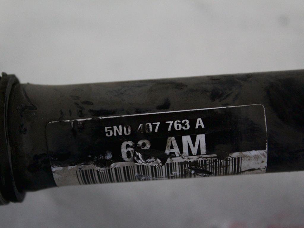 LEVA SPREDNJA POGONSKA GRED  OEM N. 5N0407763A ORIGINAL REZERVNI DEL VOLKSWAGEN TIGUAN 5N MK1 (2007 - 2011)DIESEL LETNIK 2009