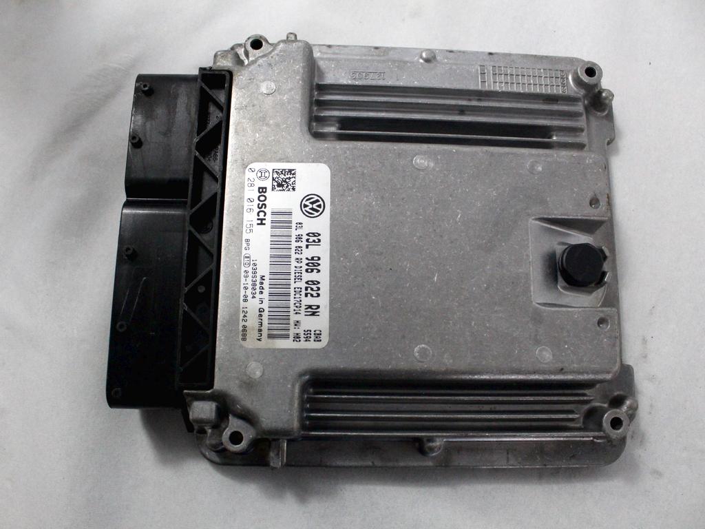 KOMPLET ODKLEPANJE IN VZIG  OEM N. 23178 KIT ACCENSIONE AVVIAMENTO ORIGINAL REZERVNI DEL VOLKSWAGEN TIGUAN 5N MK1 (2007 - 2011)DIESEL LETNIK 2009