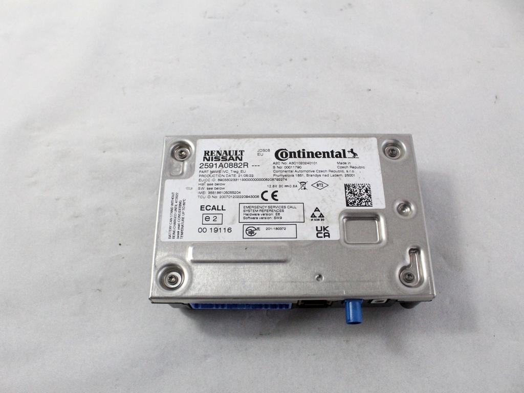 OJACEVALEC AVDIO/RADIO ENOTA  OEM N. 2591A0882R ORIGINAL REZERVNI DEL RENAULT CLIO B7 SCE MK5 (DAL 2019)IBRIDO (ELETRICO-BENZINA) LETNIK 2022