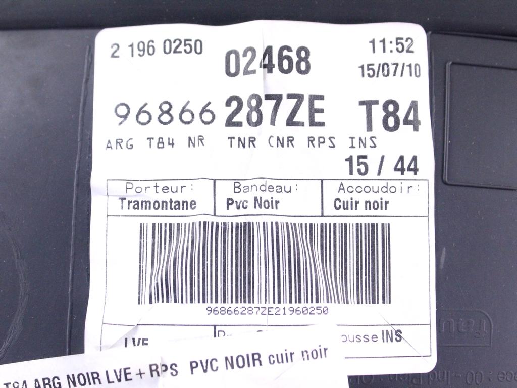 VRATNI PANEL OEM N. PNPSPPG30080USV5P ORIGINAL REZERVNI DEL PEUGEOT 3008 MK1 0U (2009 - 2016) DIESEL LETNIK 2010