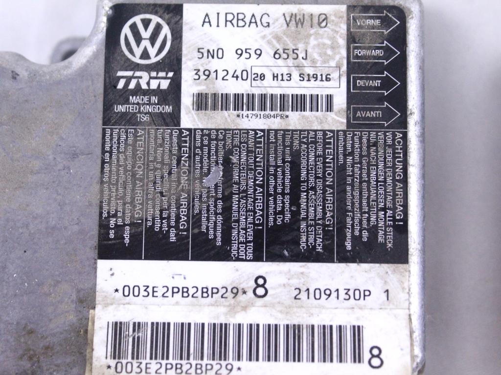 10 CENTRALINE AIRBAG USATE NON FUNZIONANTI DA RICODIFICARE 5Q0959655BN 5WA959655H 5Q0959655D 8W0959655F 6R0959655K 5Q0959655BT 6R0959655C 5K0959655D 5N0959655J 8K0959655J 