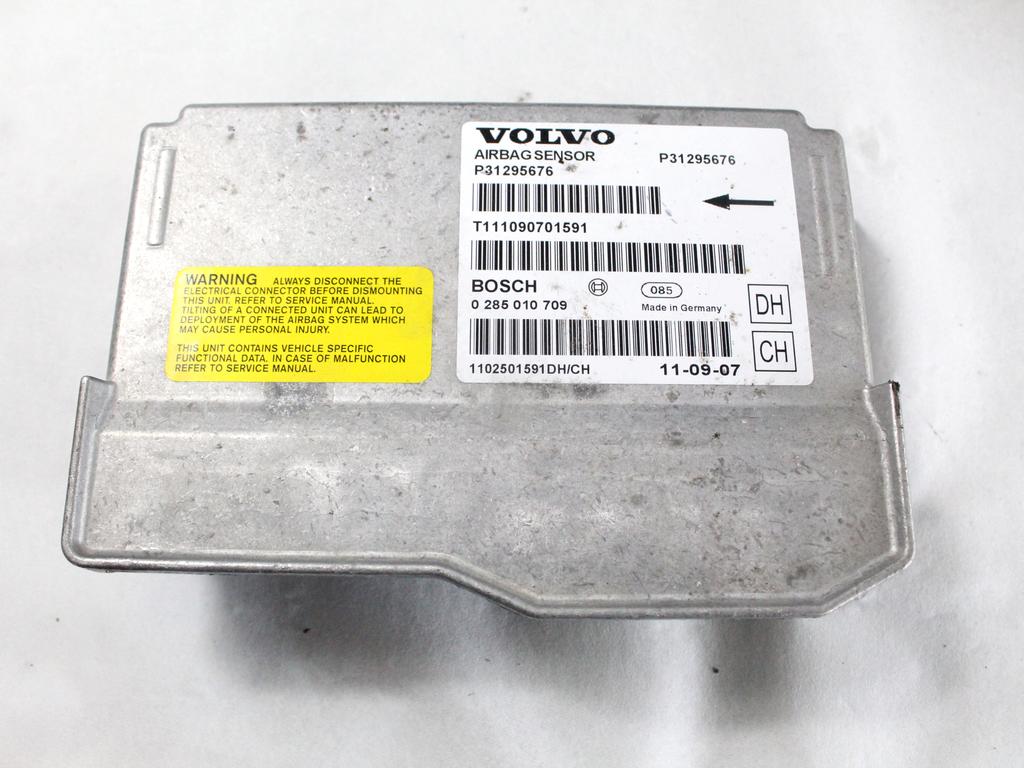 31295676 KIT AIRBAG VOLVO V70 SW 2.0 D 120KW AUT 5P (2011) RICAMBIO USATO CON CENTRALINA AIRBAG, AIRBAG VOLANTE, PRETENSIONATORI CINTURE DI SICUREZZA 31332820 39859386 39859385   