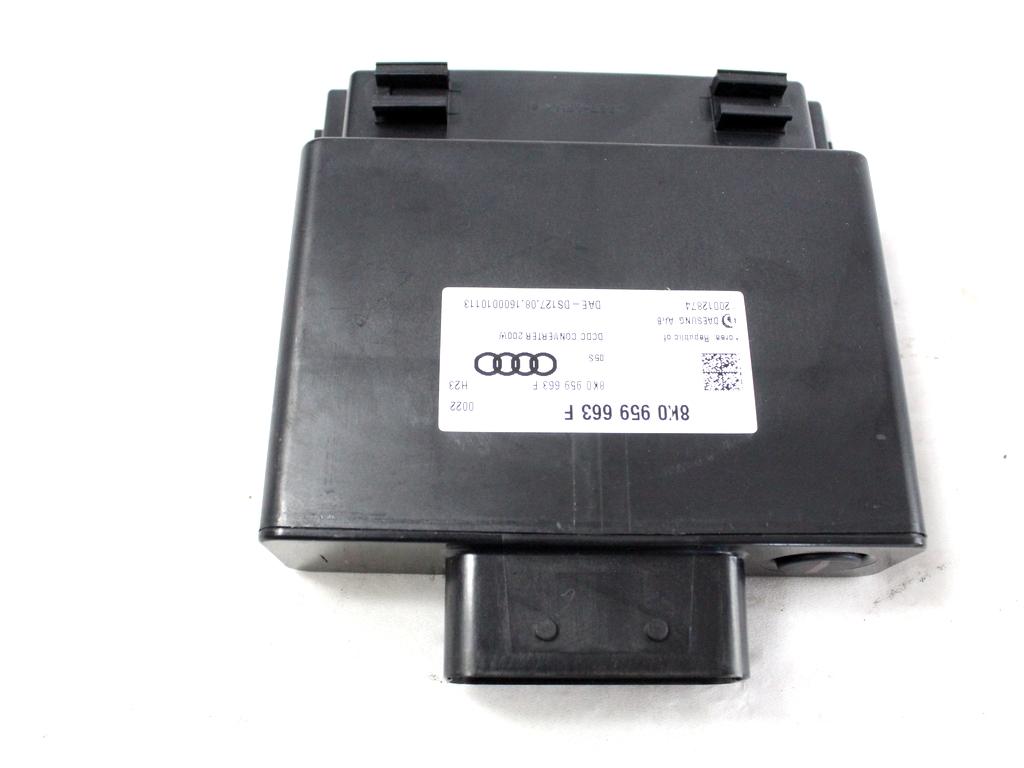 8K0959663F CENTRALINA MODULO STABILIZZATORE DI TENSIONE START AND STOP AUDI A6 C7 SW 3.0 D 160KW AUT 5P (2016) RICAMBIO USATO