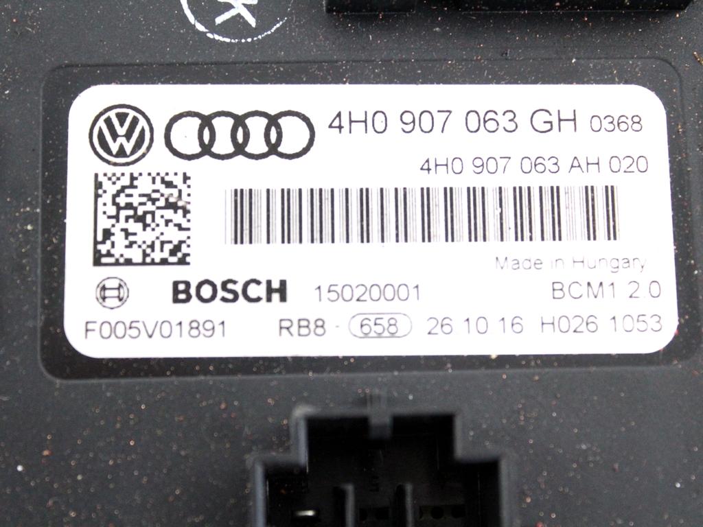 4G2907311B KIT ACCENSIONE AVVIAMENTO AUDI A6 C7 SW 3.0 D 160KW AUT 5P (2016) RICAMBIO USATO CON CENTRALINA MOTORE, QUADRO STRUMENTI CONTACHILOMETRI 0281032137 4G8920934R 4H0909131 4H0907063GH 4H0907064HN