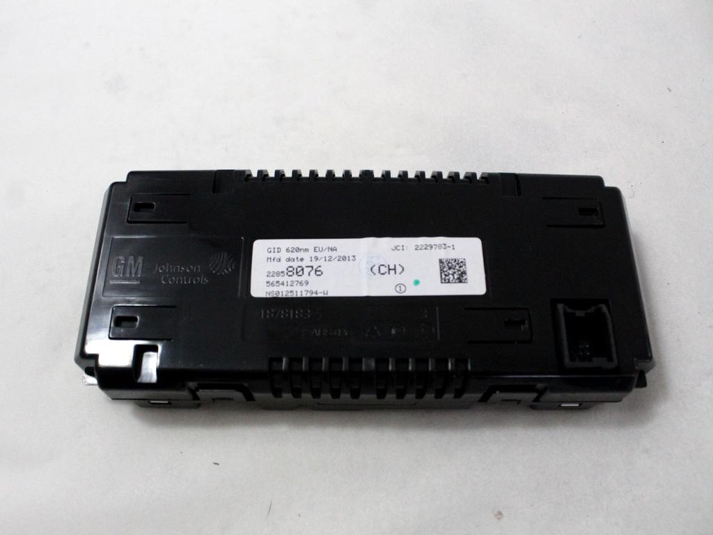 22858076 DISPLAY COMPUTER DI BORDO OPEL ASTRA J SW 1.7 D 96KW 6M 5P (2014) RICAMBIO USATO