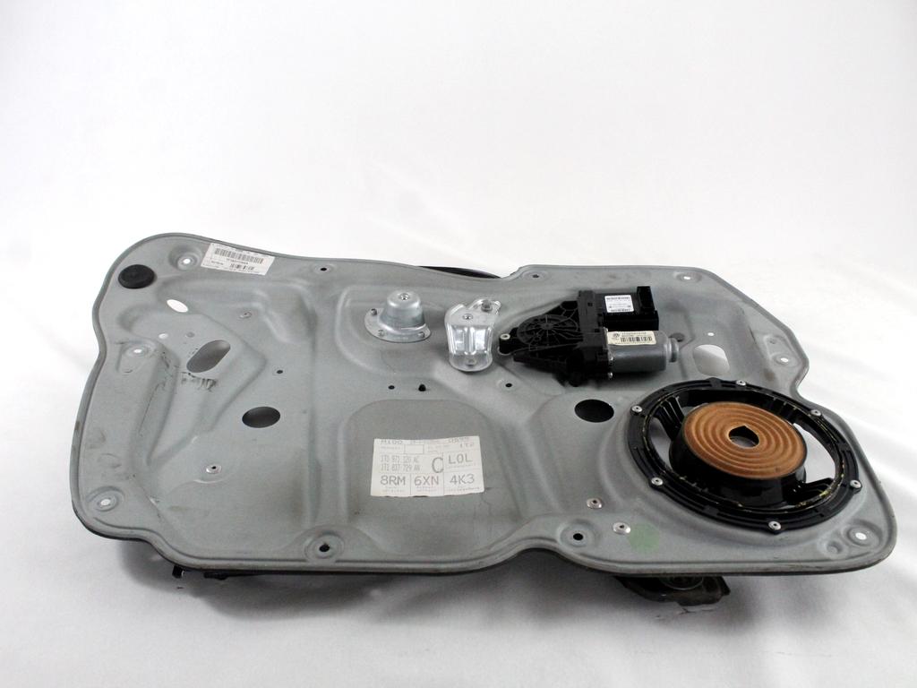 1T1837461B MOTORINO MECCANISMO ALZA-VETRO ALZA-CRISTALLO PORTA ANTERIORE SINISTRA VOLKSWAGEN TOURAN 2.0 M 80KW 5M 5P (2008) RICAMBIO USATO 1T0959701M 1K0959793Q