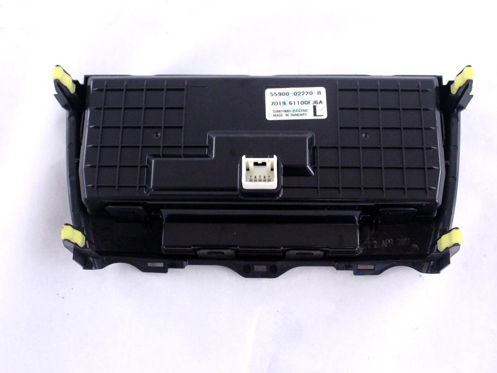 55900-02220-B CENTRALINA GRUPPO DI COMANDO CLIMATIZZATORE CLIMA A/C AUTOMATICO TOYOTA AURIS 1.4 D 66KW 5M 5P (2007) RICAMBIO USATO