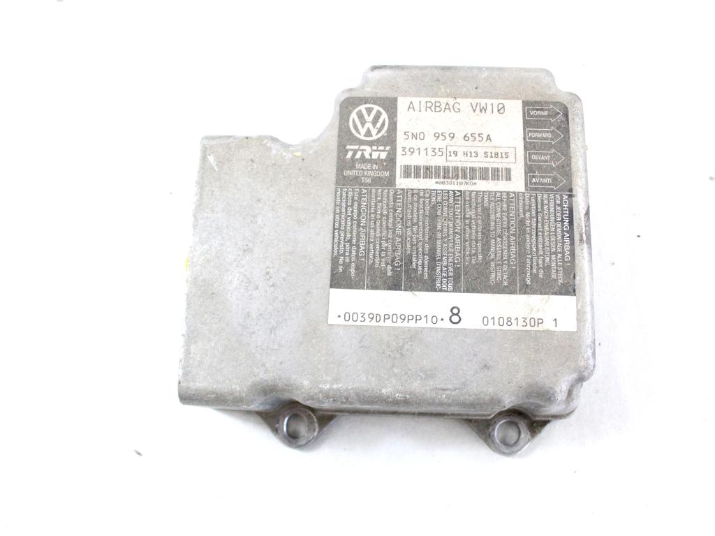 5N0959655A KIT AIRBAG SEAT LEON 1.9 D 77KW 5M 5P (2008) RICAMBIO USATO CON PRETENSIONATORI CINTURE DI SICUREZZA, CENTRALINA AIRBAG, AIRBAG VOLANTE GUIDATORE, AIRBAG PASSEGGERO, CRUSCOTTO 1P0880204 1P0880201A