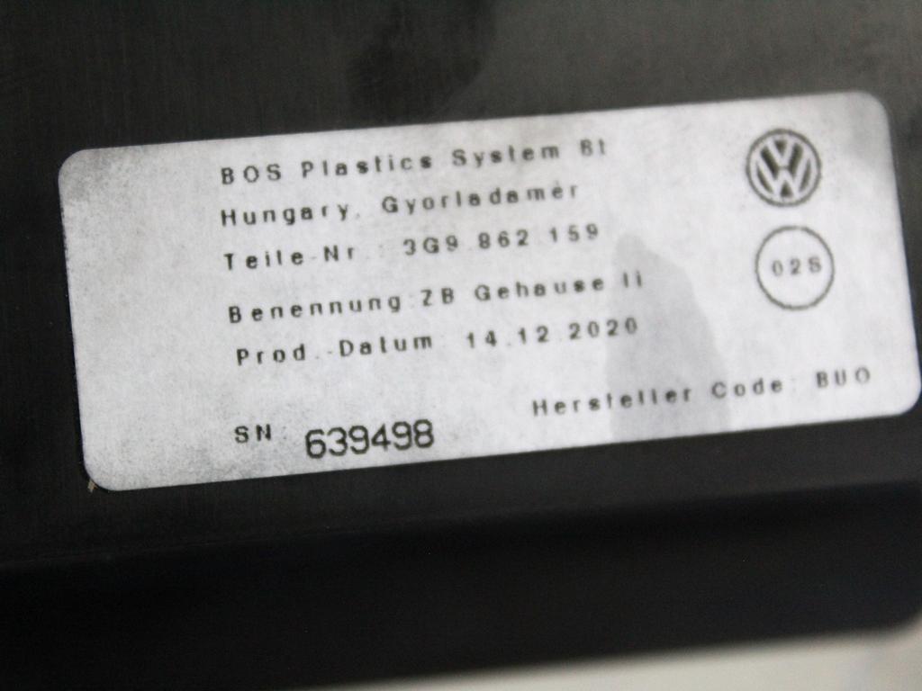 3G9862159 MOTORINO SOLLEVAMENTO TELO AVVOLGIBILE LATO SINISTRO VOLKSWAGEN PASSAT SW 2.0 D 4X4 147KW AUT 5P (2021) RICAMBIO USATO