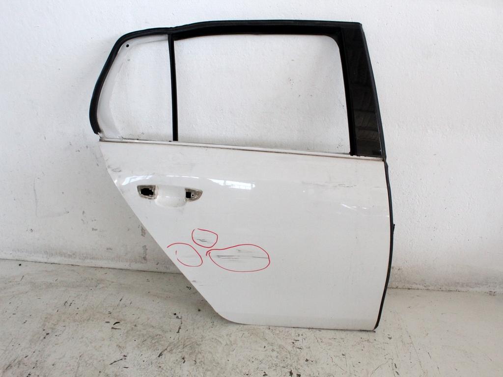 5K6833056K PORTA POSTERIORE DESTRA VOLKSWAGEN GOLF 6 1.6 D 77KW AUT 5P (2009) RICAMBIO USATO STRISCIATA