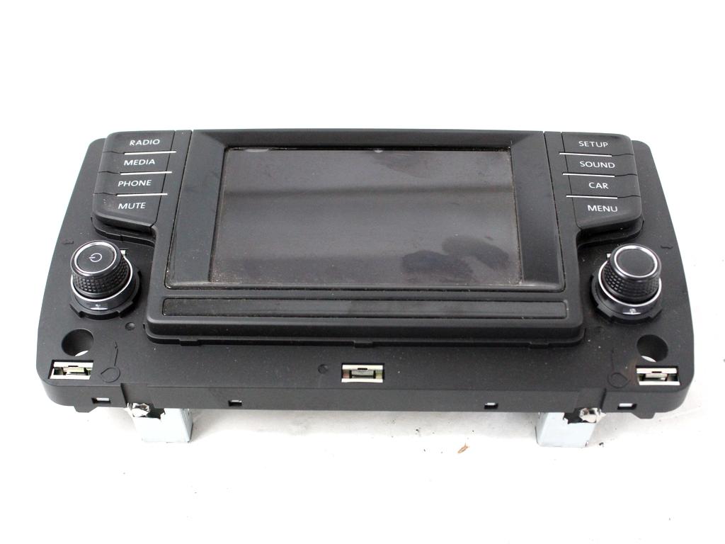 5G0919605 DISPLAY SISTEMA MULTIMEDIALE VOLKSWAGEN GOLF 7 1.6 D 77KW 5M 5P (2013) RICAMBIO USATO