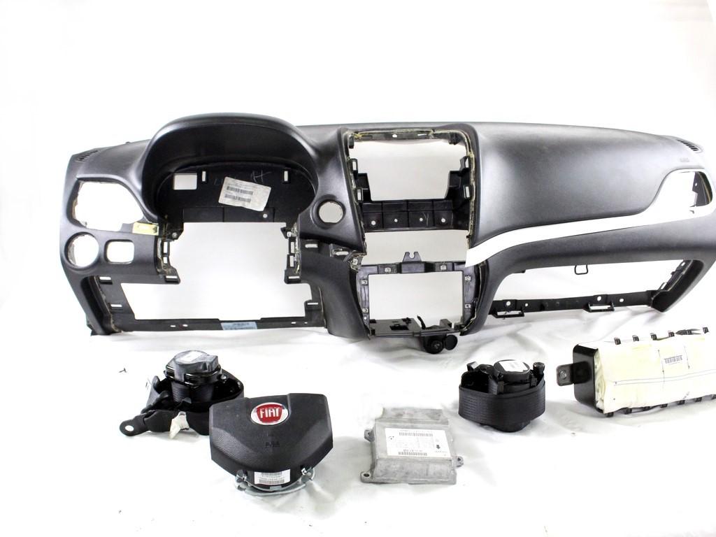 68163811AB KIT AIRBAG FIAT FREEMONT 2.0 D 4X4 125KW AUT 5P (2014) RICAMBIO USATO CON PRETENSIONATORI CINTURE DI SICUREZZA, CENTRALINA AIRBAG, AIRBAG VOLANTE GUIDATORE, AIRBAG PASSEGGERO, CRUSCOTTO 1TP76DX9AE 52029371AI