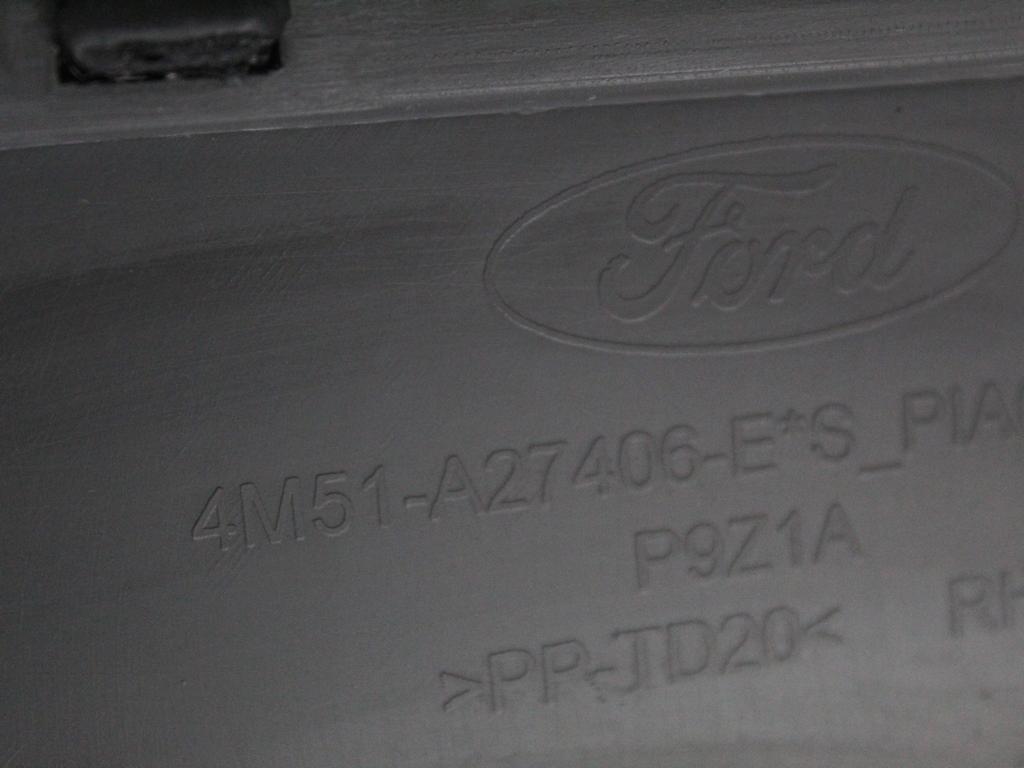 6M5Y-A27406-GE1E1F PANNELLO INTERNO PORTA POSTERIORE DESTRA FORD FOCUS 2.0 G 107KW 5M 5P (2009) RICAMBIO USATO