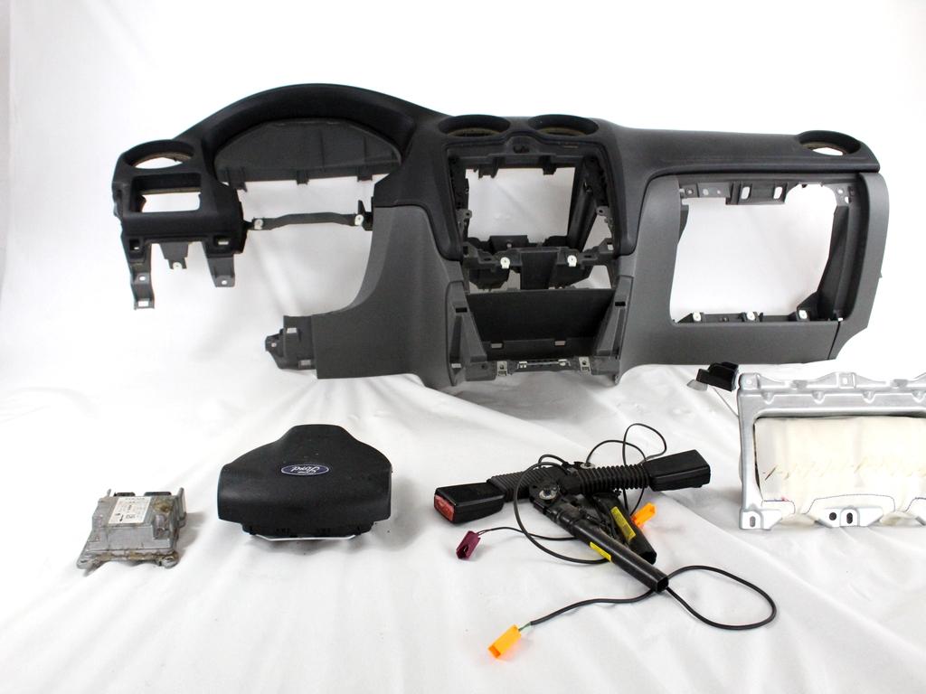 9M5T-14B321-BA KIT AIRBAG FORD FOCUS 2.0 G 107KW 5M 5P (2009) RICAMBIO USATO CON PRETENSIONATORI, CENTRALINA AIRBAG, AIRBAG VOLANTE GUIDATORE, AIRBAG PASSEGGERO, CRUSCOTTO 0285010687 4M51-A042B85-DG 6M51-A042B84-AF