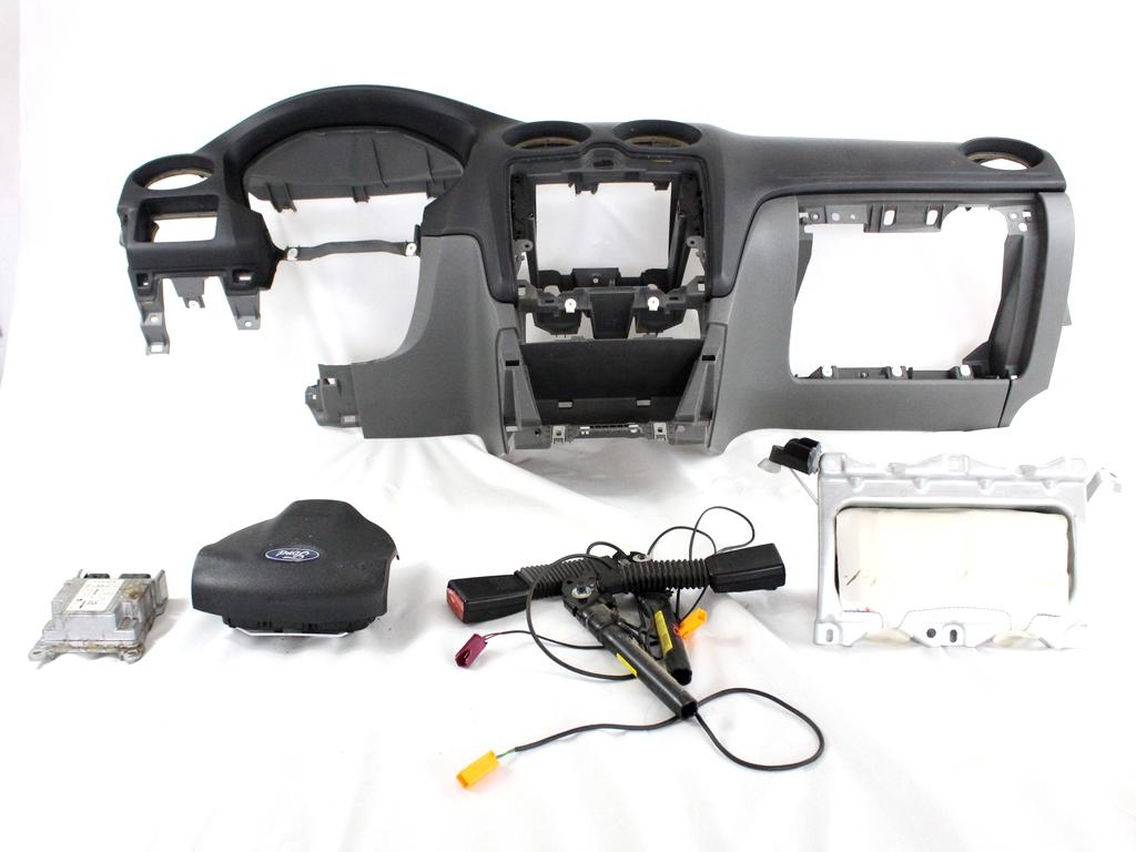 9M5T-14B321-BA KIT AIRBAG FORD FOCUS 2.0 G 107KW 5M 5P (2009) RICAMBIO USATO CON PRETENSIONATORI, CENTRALINA AIRBAG, AIRBAG VOLANTE GUIDATORE, AIRBAG PASSEGGERO, CRUSCOTTO 0285010687 4M51-A042B85-DG 6M51-A042B84-AF