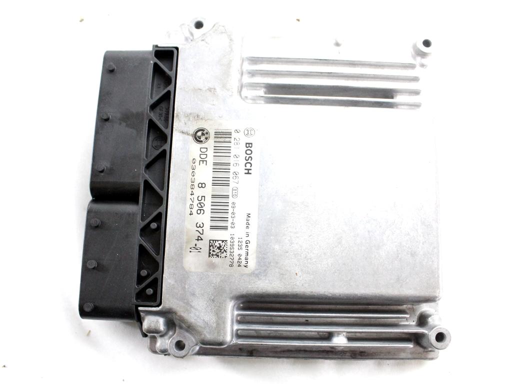 8506374 KIT ACCENSIONE AVVIAMENTO BMW SERIE 3 320D E91 2.0 D 4X4 130KW AUT 5P (2009) RICAMBIO USATO CON CENTRALINA MOTORE, BLOCCHETTI ACCENSIONE APERTURA CON CHIAVE 0281016067 61359147226