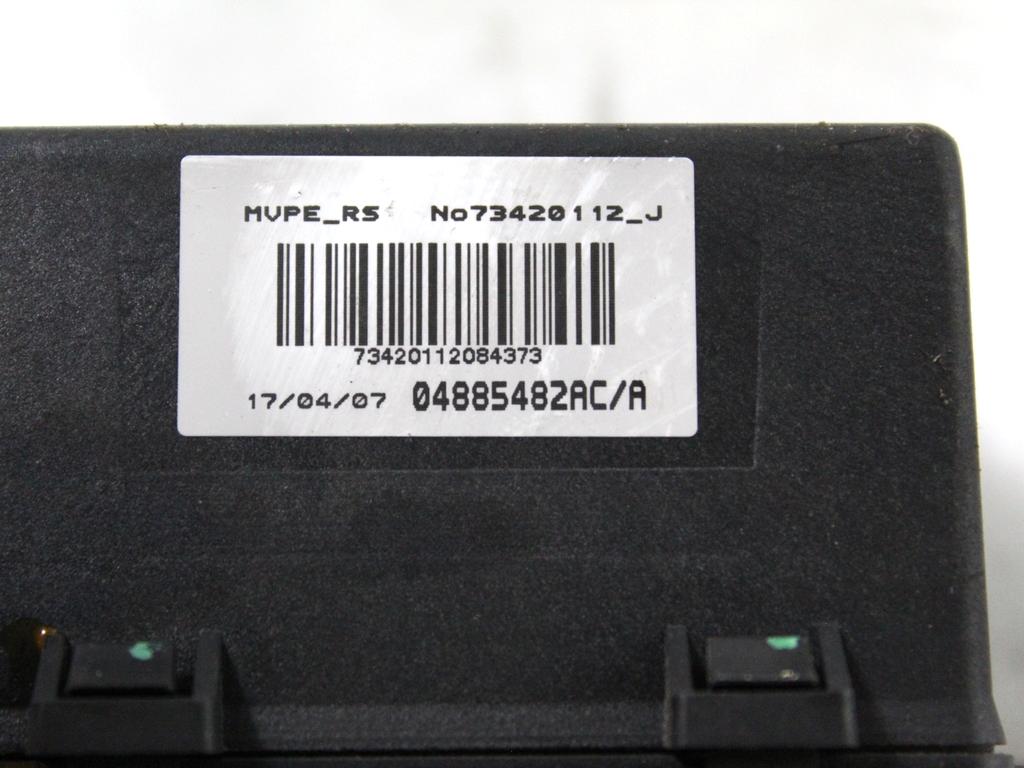 68317103AA RESISTENZA RISCALDAMENTO CLIMATIZZATORE JEEP GRAND CHEROKEE 3.0 D 160KW AUT 5P (2008) RICAMBIO USATO 04885482AC