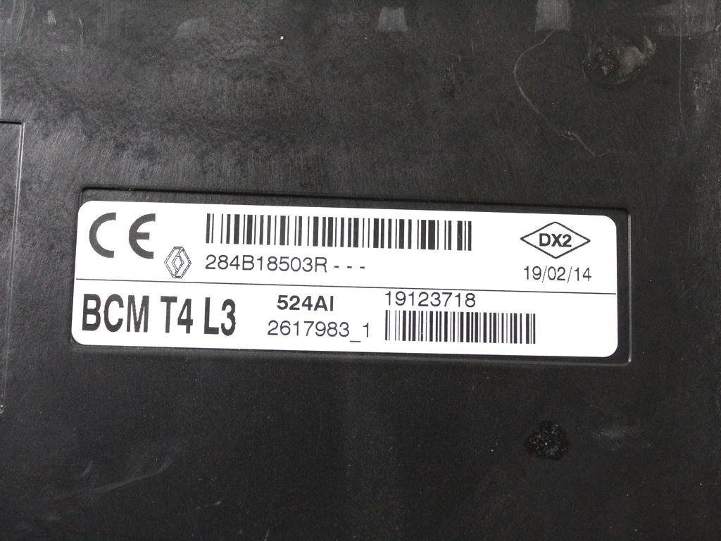 237102747R KIT ACCENSIONE AVVIAMENTO RENAULT CAPTUR 1.5 D 66KW 5M 5P (2014) RICAMBIO USATO CON CENTRALINA MOTORE, CENTRALINA LETTORE CHIAVE A SCHEDA 0281030973 284B18503R 285906535R 8200604932